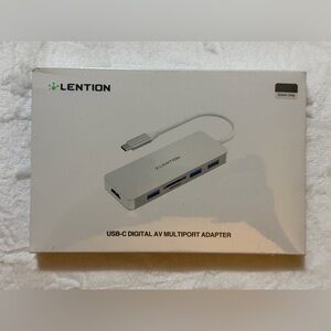 Lention USB-C Digital AV Multiport Adapter - Space Gray